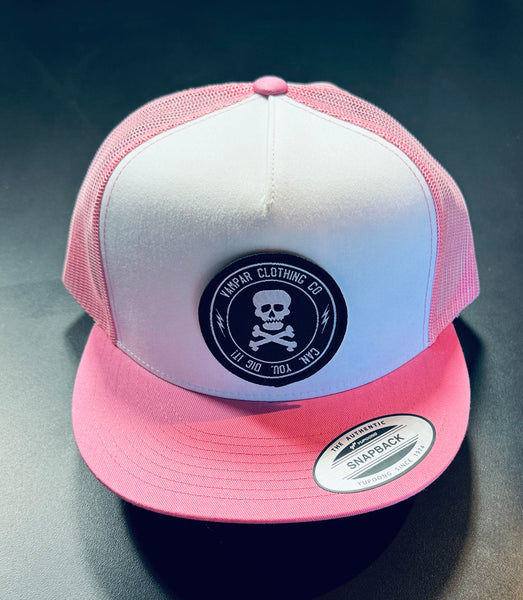 Skull Logo Flat Bill Truckers